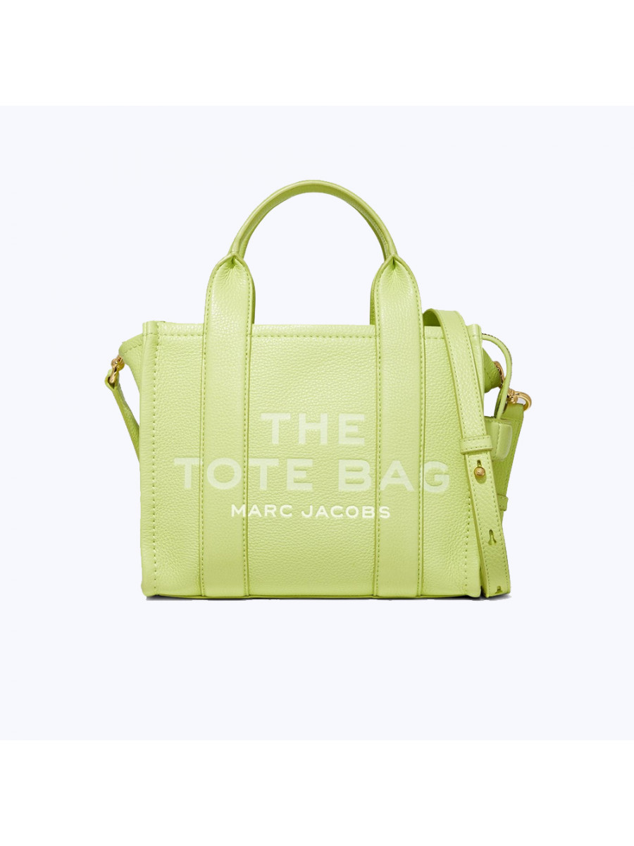 СУМКА MARC JACOBS THE LEATHER SMALL TOTE BAG SHADOW LIME Marc Jacobs