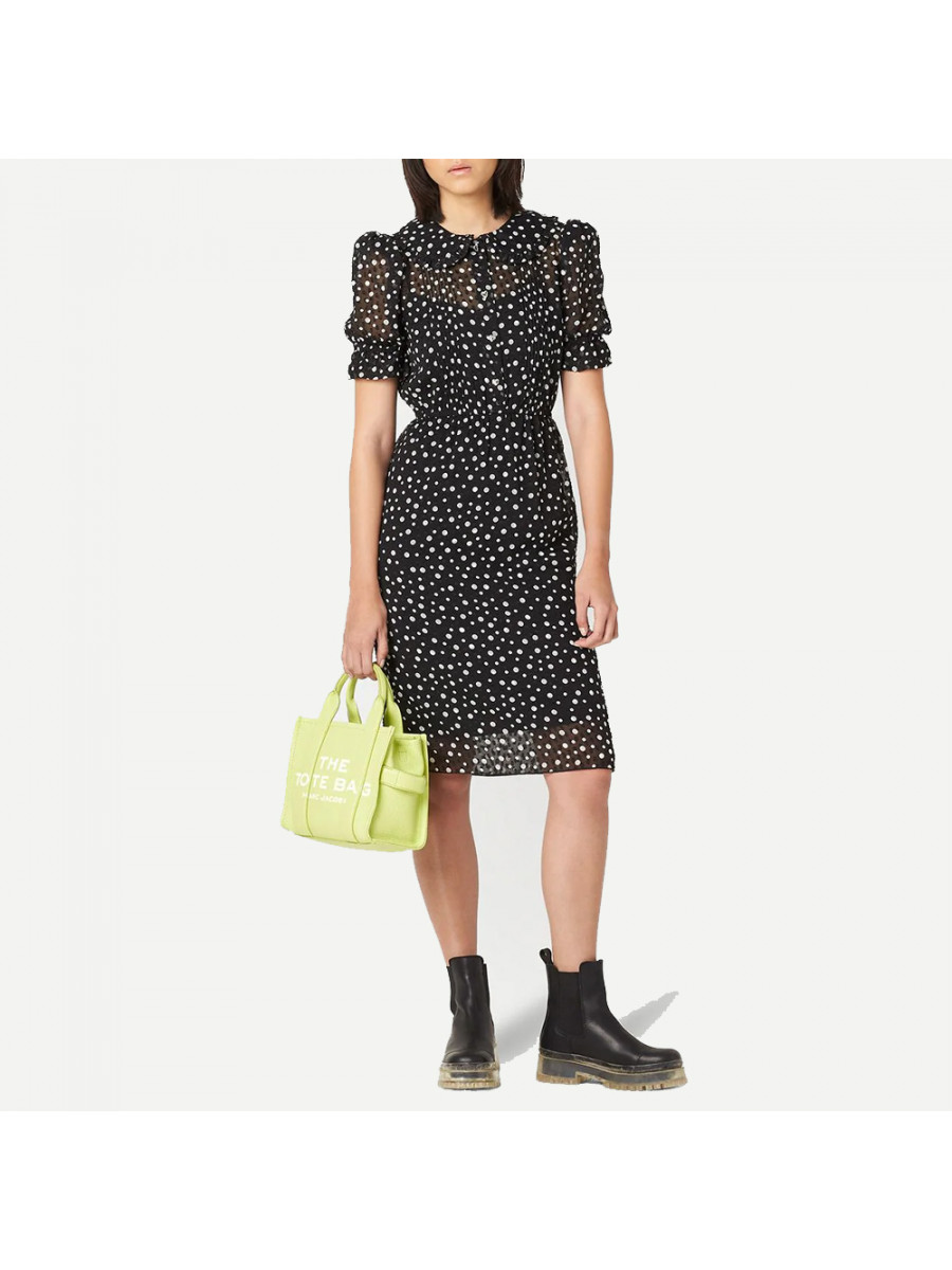 СУМКА MARC JACOBS THE LEATHER SMALL TOTE BAG SHADOW LIME