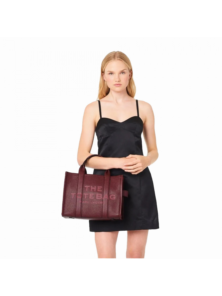 СУМКА MARC JACOBS THE LEATHER MEDIUM TOTE BAG CHIANTI
