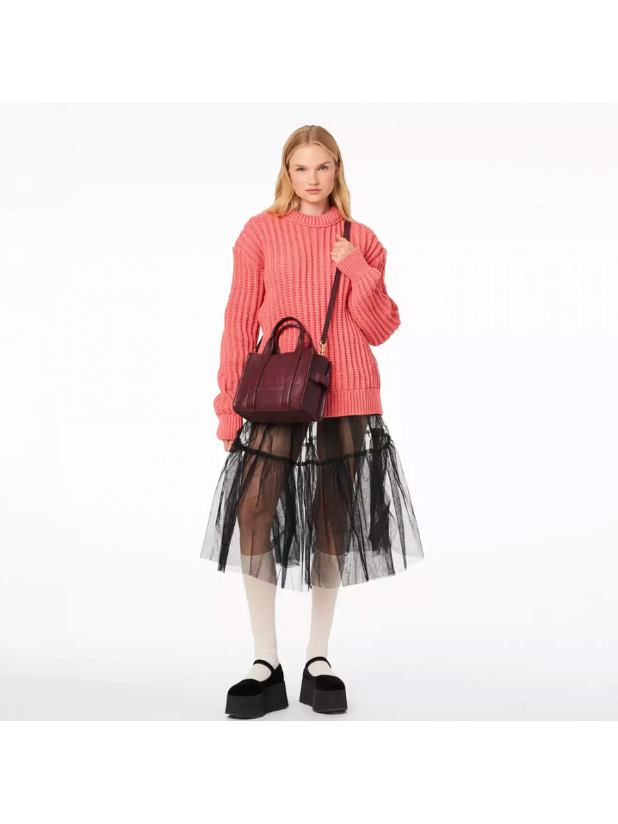 СУМКА MARC JACOBS THE LEATHER SMALL TOTE BAG CHIANTI