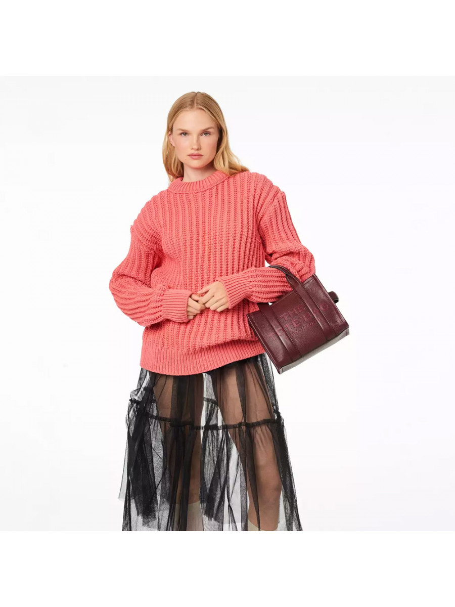 СУМКА MARC JACOBS THE LEATHER SMALL TOTE BAG CHIANTI