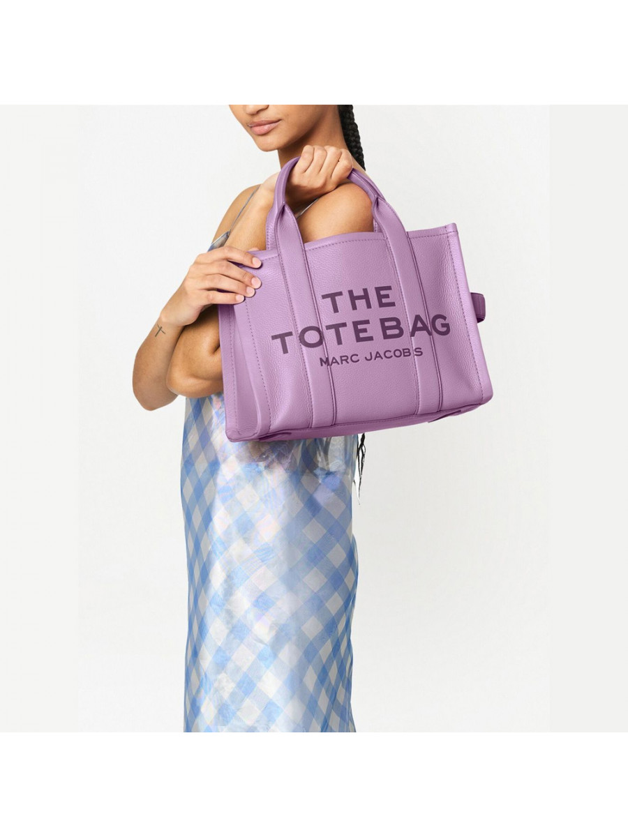 СУМКА MARC JACOBS THE LEATHER MEDIUM TOTE REGAL ORCHID