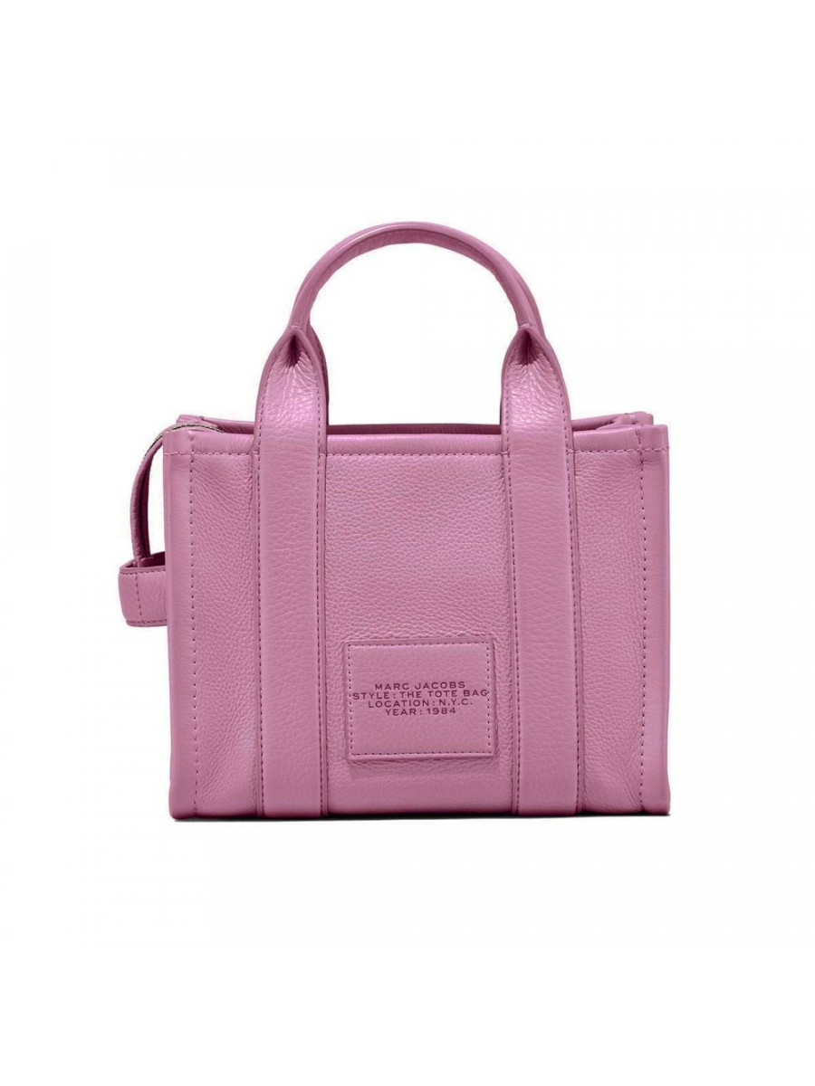 СУМКА MARC JACOBS THE LEATHER SMALL TOTE BAG REGAL ORCHID