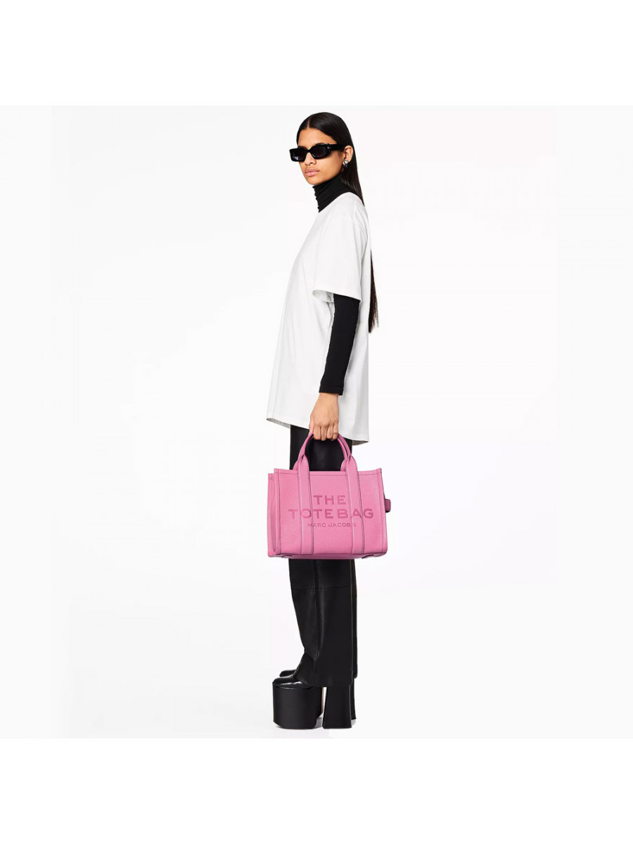 СУМКА MARC JACOBS THE LEATHER MEDIUM TOTE BAG CANDY PINK