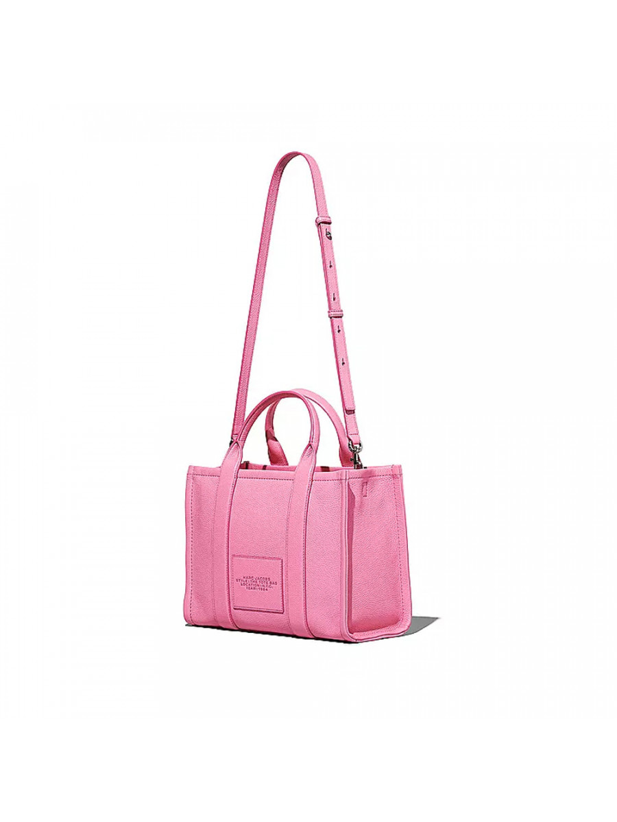 СУМКА MARC JACOBS THE LEATHER MEDIUM TOTE BAG CANDY PINK
