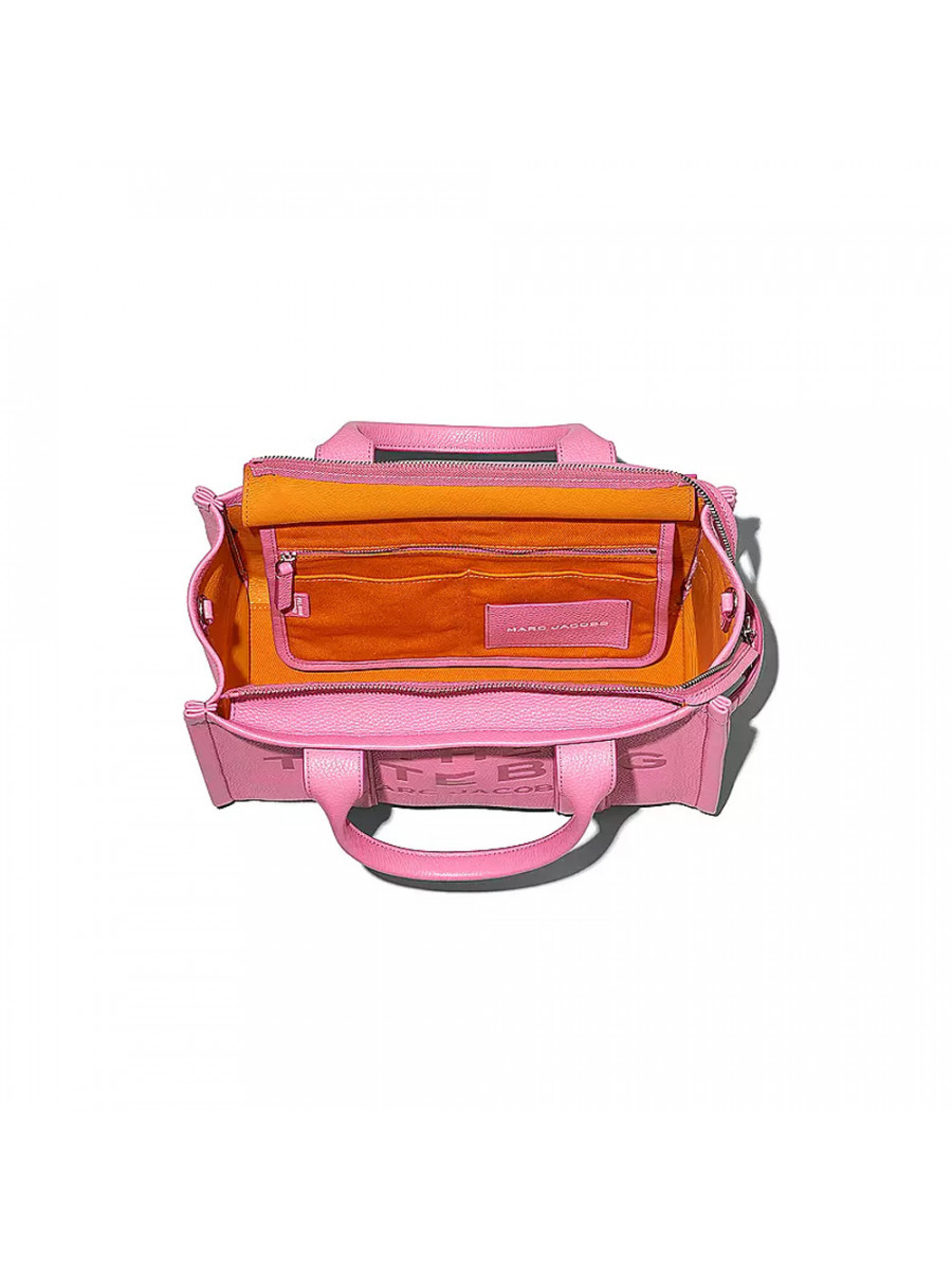СУМКА MARC JACOBS THE LEATHER MEDIUM TOTE BAG CANDY PINK
