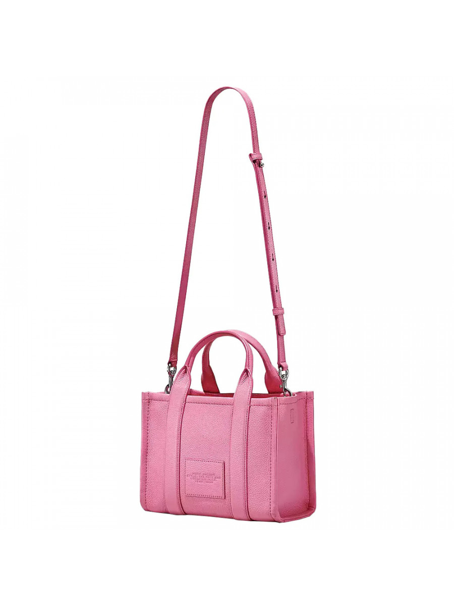 СУМКА MARC JACOBS THE LEATHER SMALL TOTE BAG CANDY PINK
