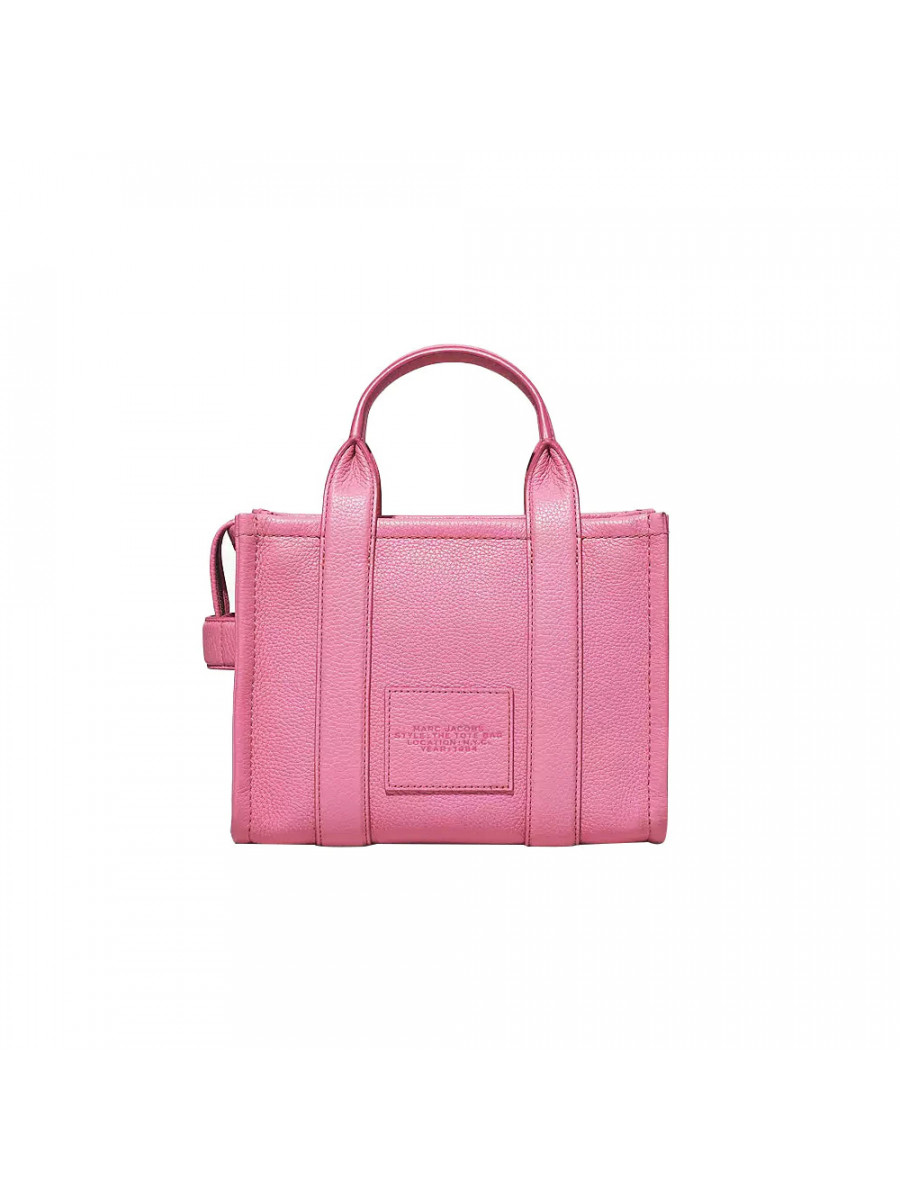 СУМКА MARC JACOBS THE LEATHER SMALL TOTE BAG CANDY PINK