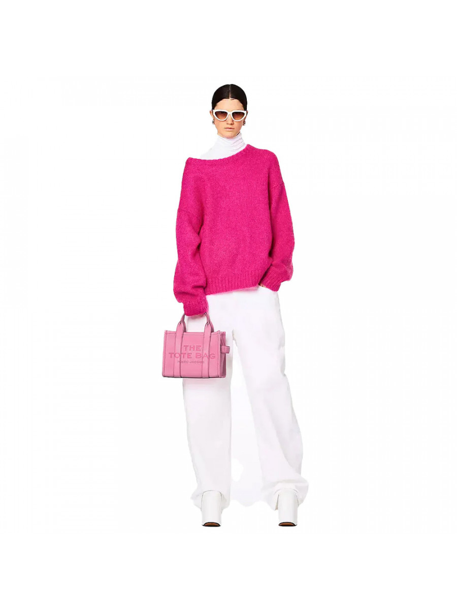 СУМКА MARC JACOBS THE LEATHER SMALL TOTE BAG CANDY PINK