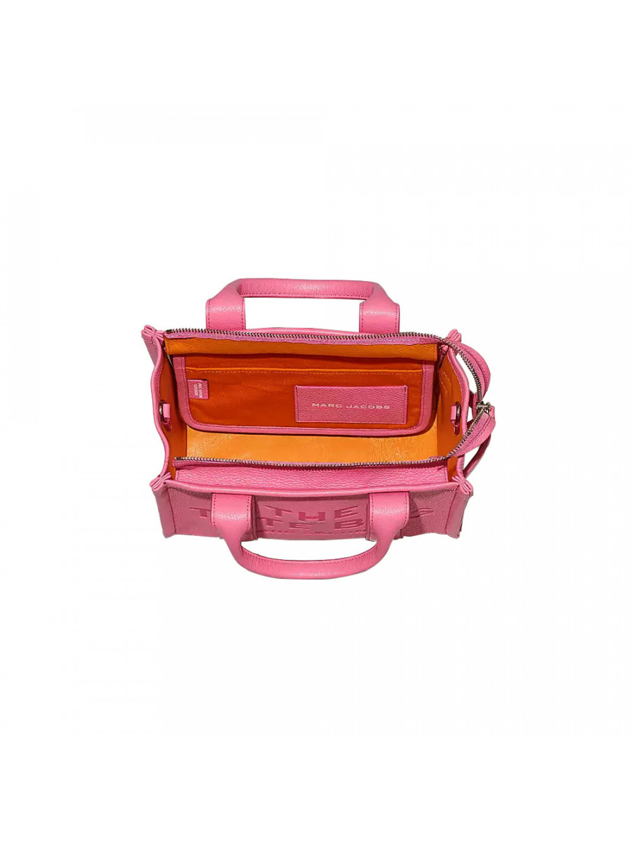 СУМКА MARC JACOBS THE LEATHER SMALL TOTE BAG CANDY PINK
