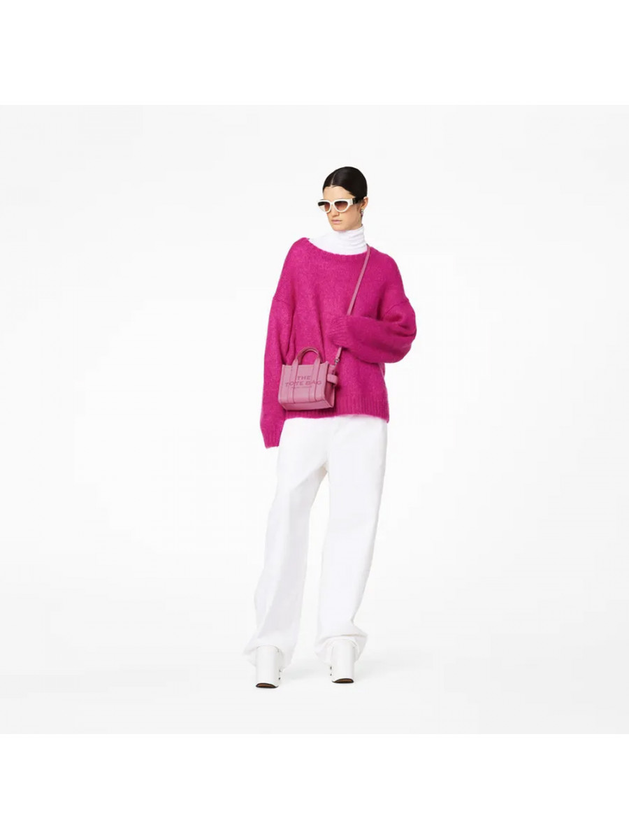 СУМКА MARC JACOBS THE LEATHER MINI TOTE BAG CANDY PINK