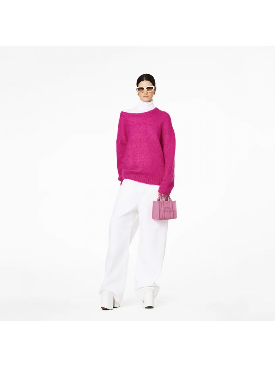 СУМКА MARC JACOBS THE LEATHER MINI TOTE BAG CANDY PINK