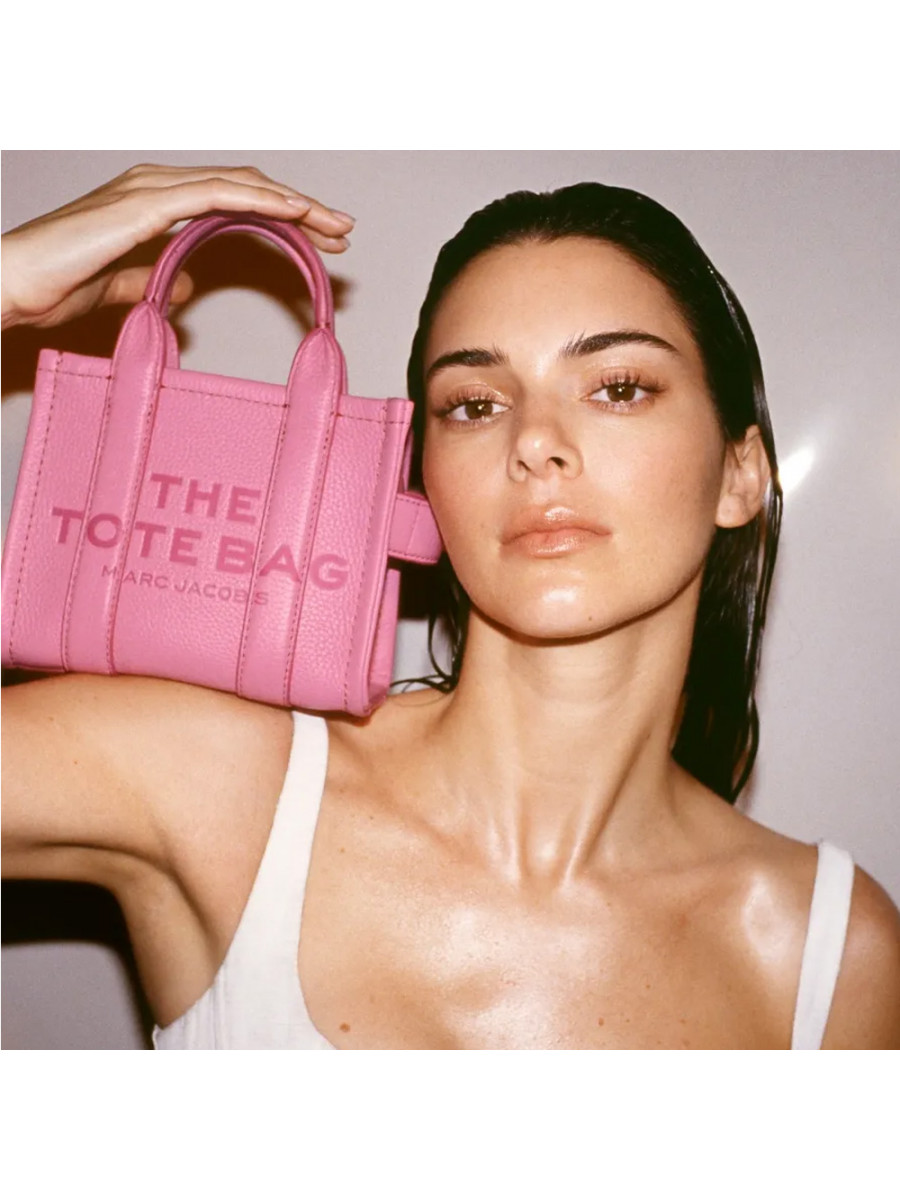 СУМКА MARC JACOBS THE LEATHER MINI TOTE BAG CANDY PINK