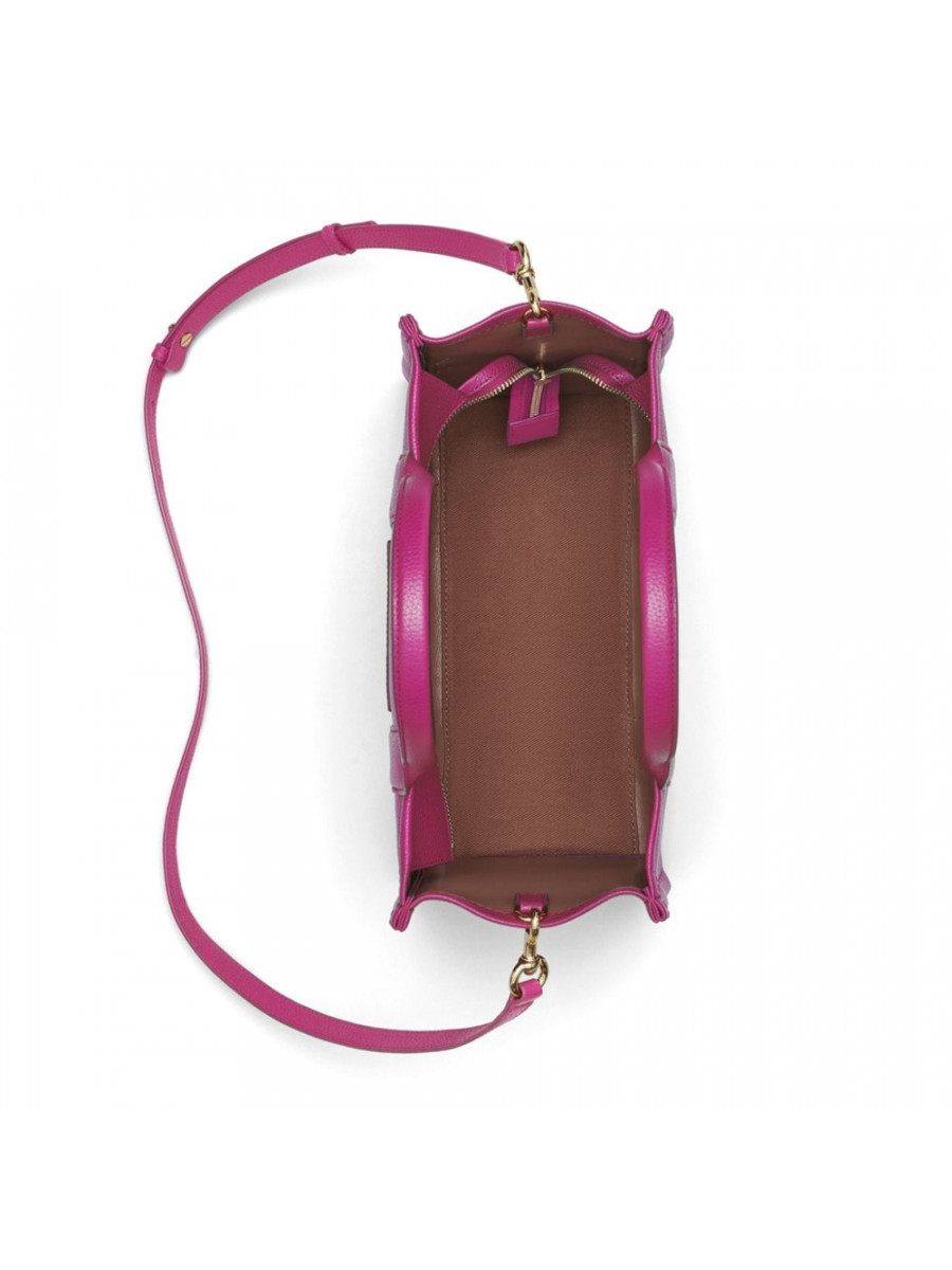 СУМКА MARC JACOBS THE LEATHER MEDIUM TOTE BAG LIPSTICK PINK
