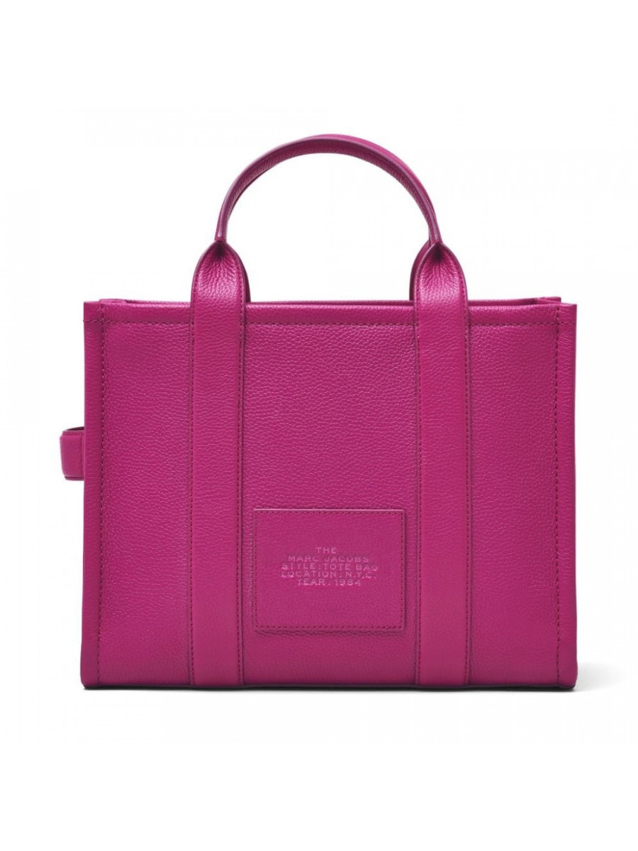 СУМКА MARC JACOBS THE LEATHER MEDIUM TOTE BAG LIPSTICK PINK