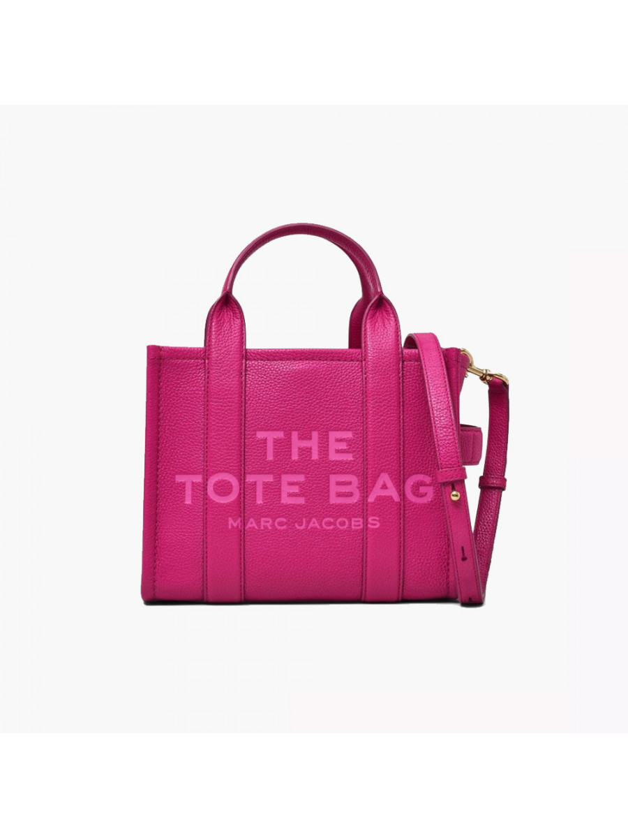 СУМКА MARC JACOBS THE LEATHER SMALL TOTE BAG LIPSTICK PINK Marc Jacobs