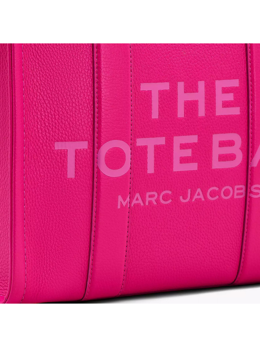 СУМКА MARC JACOBS THE LEATHER MEDIUM TOTE BAG HOT PINK