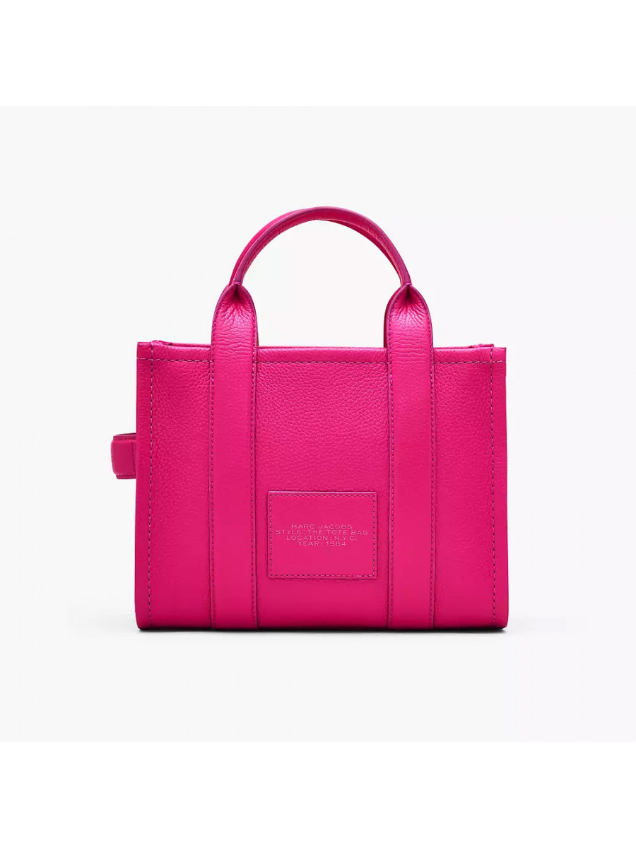 СУМКА MARC JACOBS THE LEATHER SMALL TOTE BAG HOT PINK