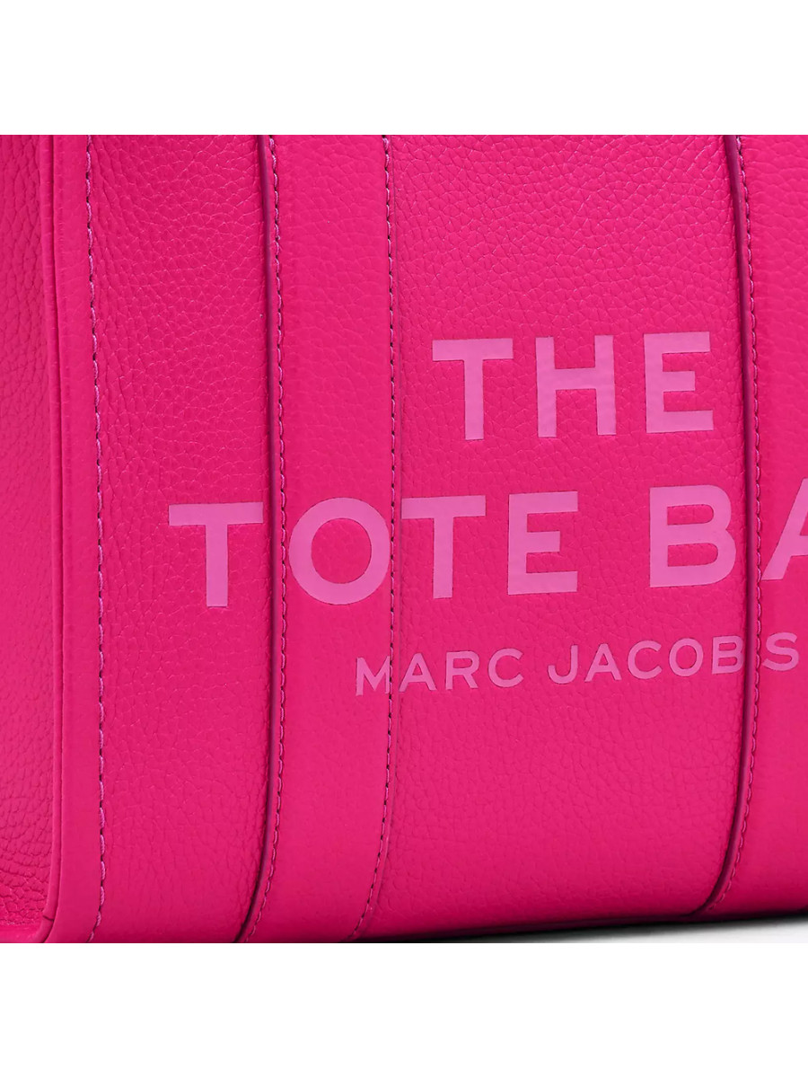 СУМКА MARC JACOBS THE LEATHER SMALL TOTE BAG HOT PINK