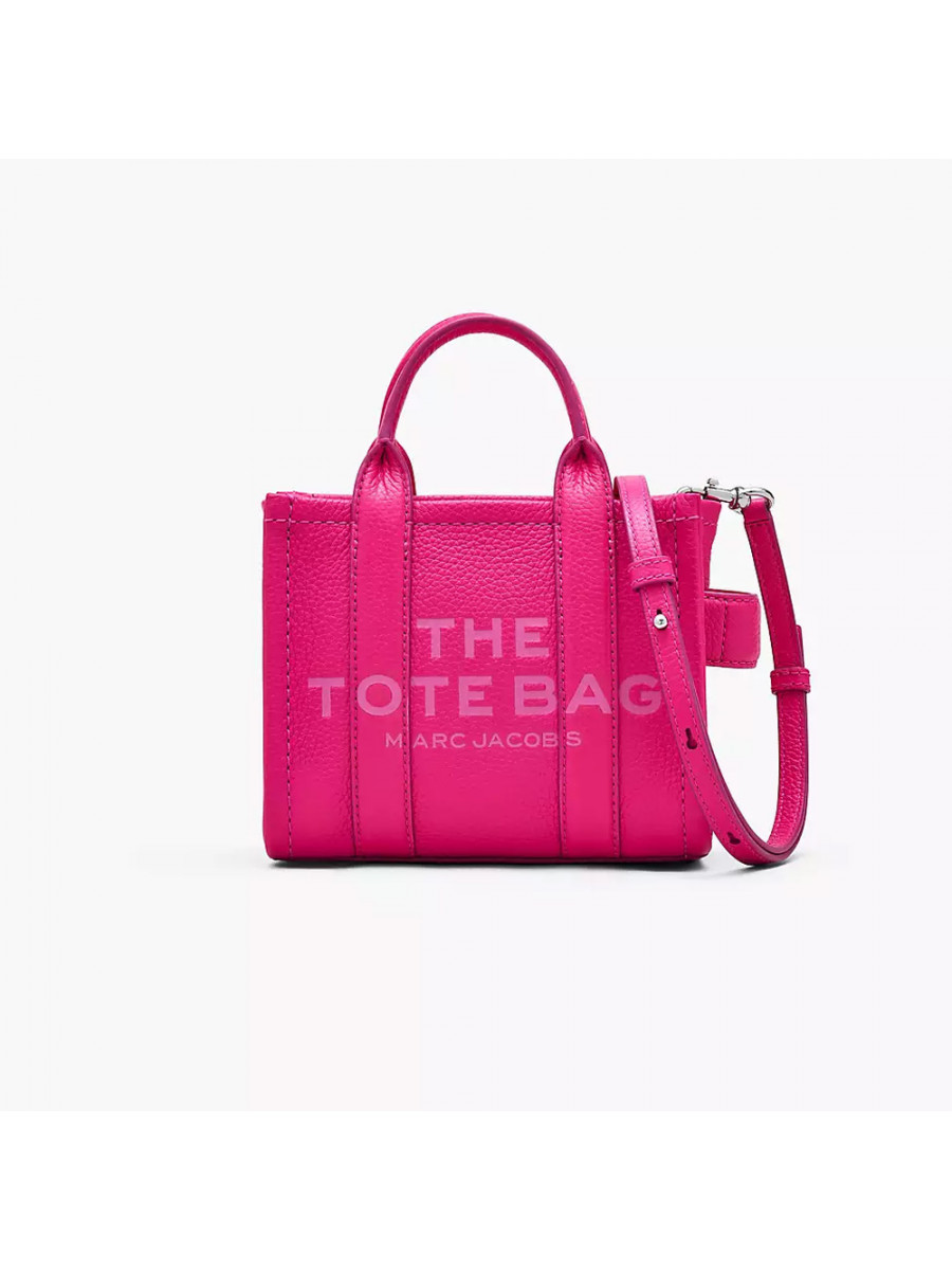 СУМКА MARC JACOBS THE LEATHER MINI TOTE BAG HOT PINK Marc Jacobs