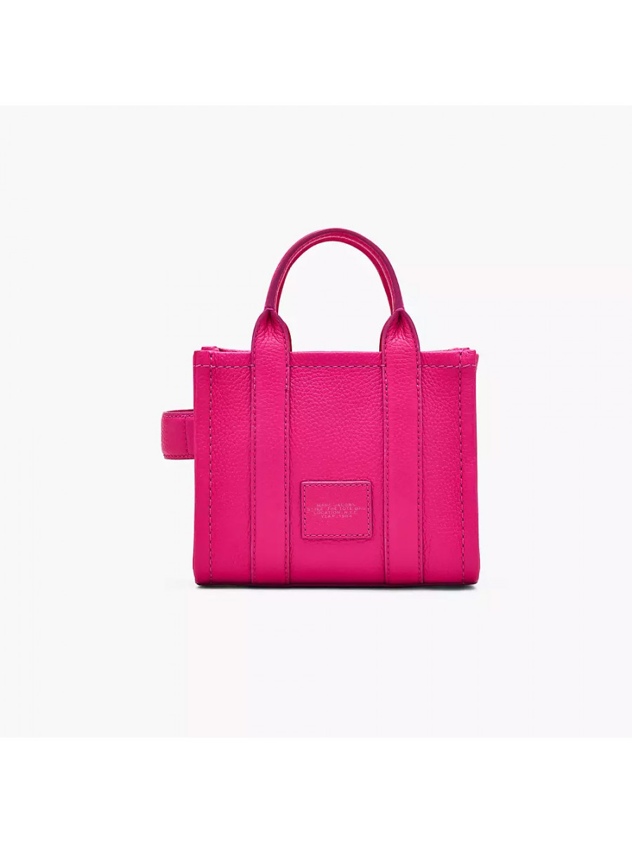 СУМКА MARC JACOBS THE LEATHER MINI TOTE BAG HOT PINK