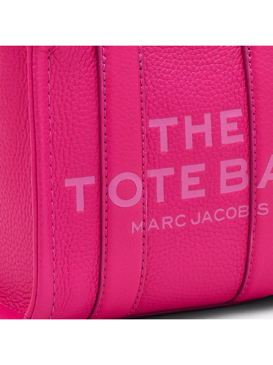 СУМКА MARC JACOBS THE LEATHER MINI TOTE BAG HOT PINK