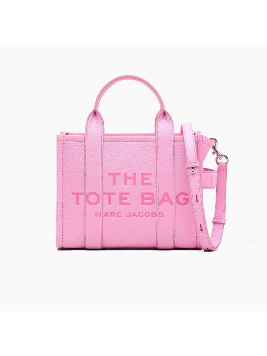СУМКА MARC JACOBS THE LEATHER SMALL TOTE BAG FLURO CANDY PINK Marc Jacobs