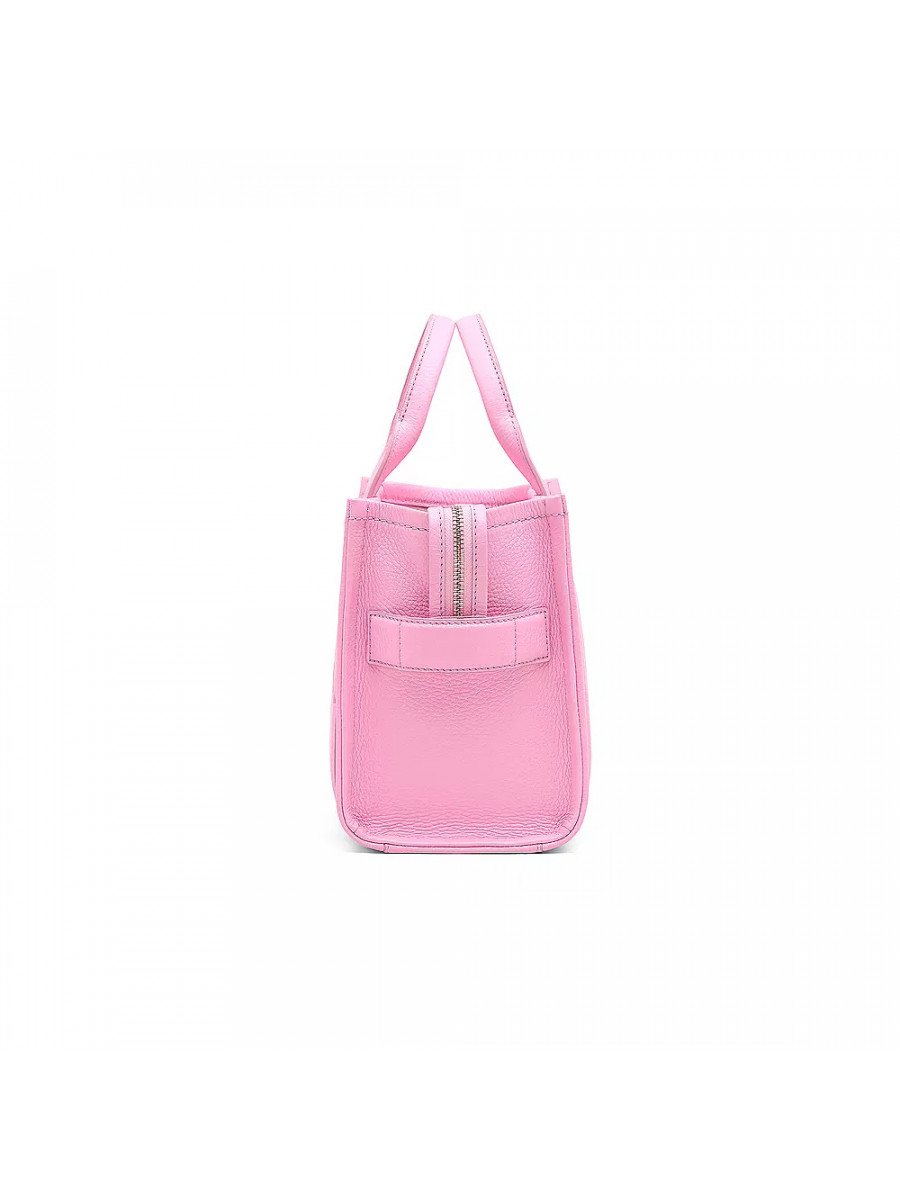 СУМКА MARC JACOBS THE LEATHER SMALL TOTE BAG FLURO CANDY PINK