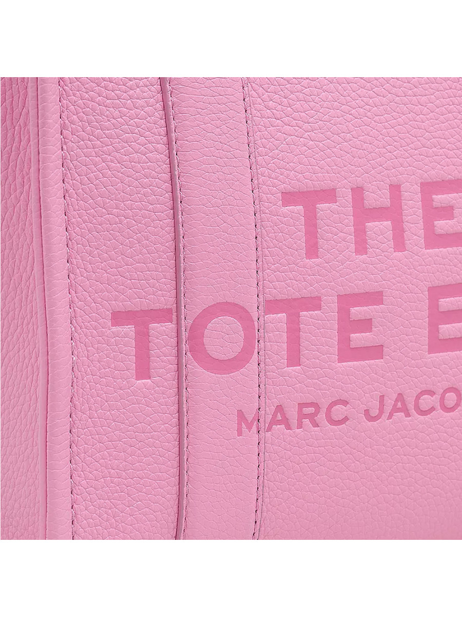 СУМКА MARC JACOBS THE LEATHER SMALL TOTE BAG FLURO CANDY PINK