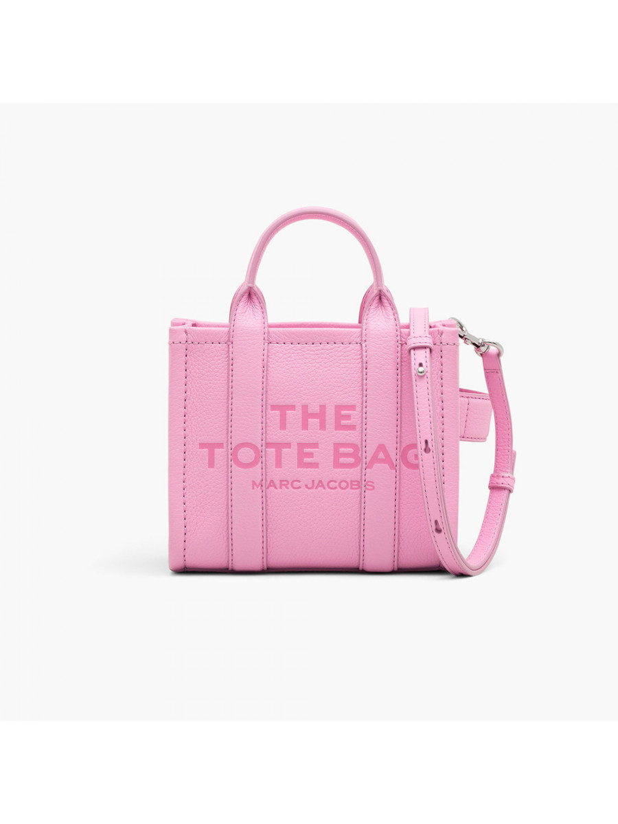 СУМКА MARC JACOBS THE LEATHER MINI TOTE BAG FLURO CANDY PINK Marc Jacobs