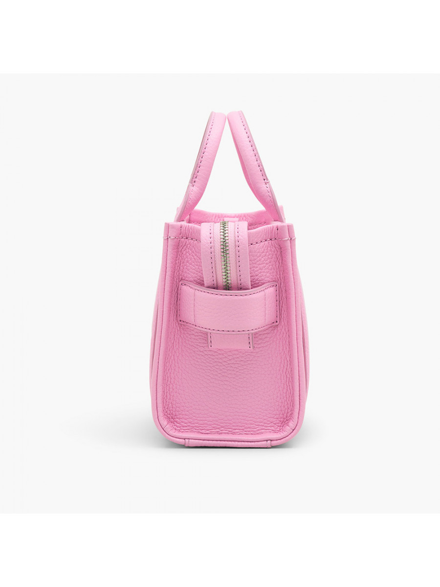 СУМКА MARC JACOBS THE LEATHER MINI TOTE BAG FLURO CANDY PINK