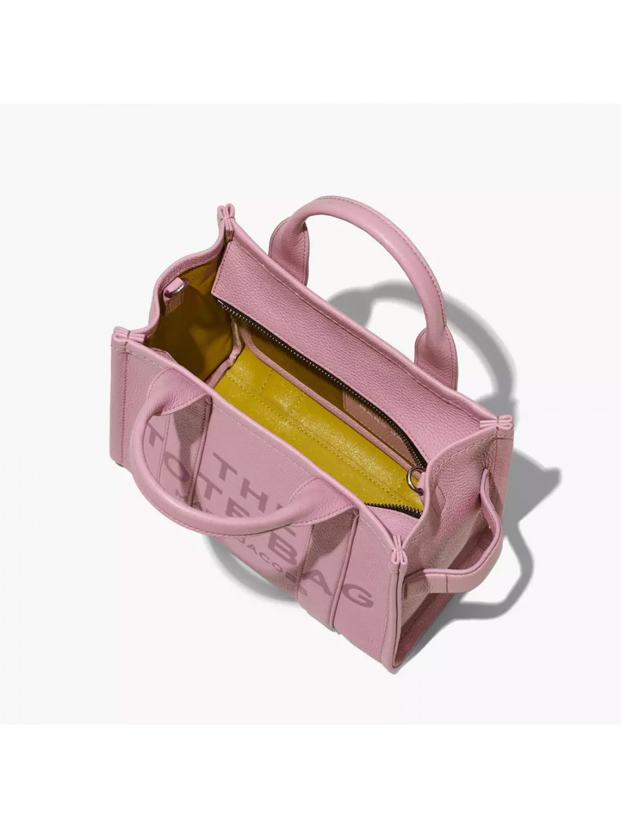 СУМКА MARC JACOBS THE LEATHER SMALL TOTE BAG LILAS