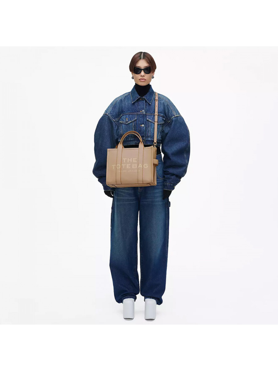 СУМКА MARC JACOBS THE LEATHER MEDIUM TOTE BAG CAMEL