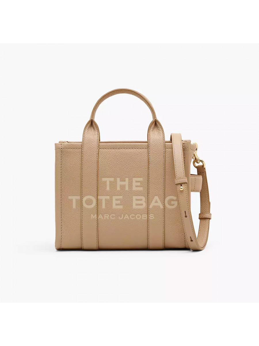 СУМКА MARC JACOBS THE LEATHER SMALL TOTE BAG CAMEL Marc Jacobs