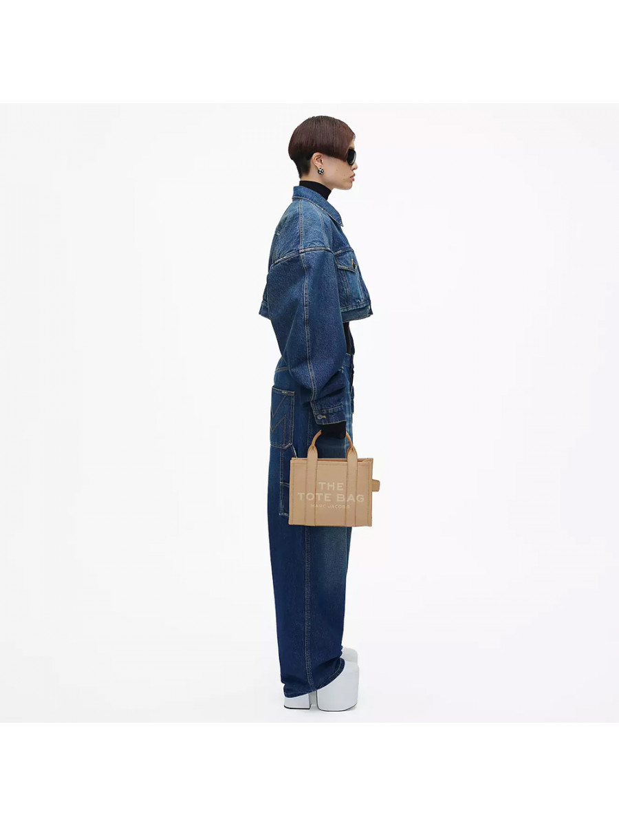 СУМКА MARC JACOBS THE LEATHER SMALL TOTE BAG CAMEL
