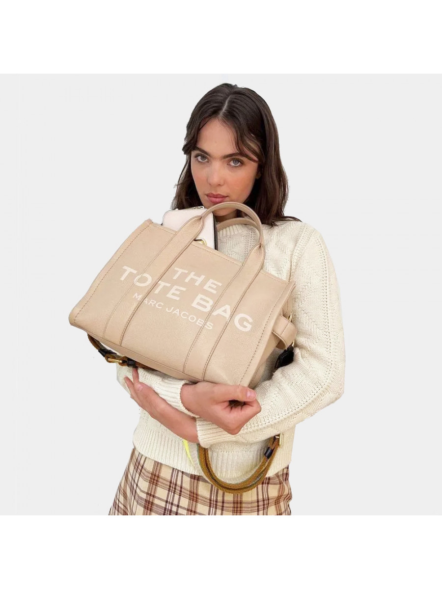 СУМКА MARC JACOBS THE LEATHER MEDIUM TOTE BAG TWINE