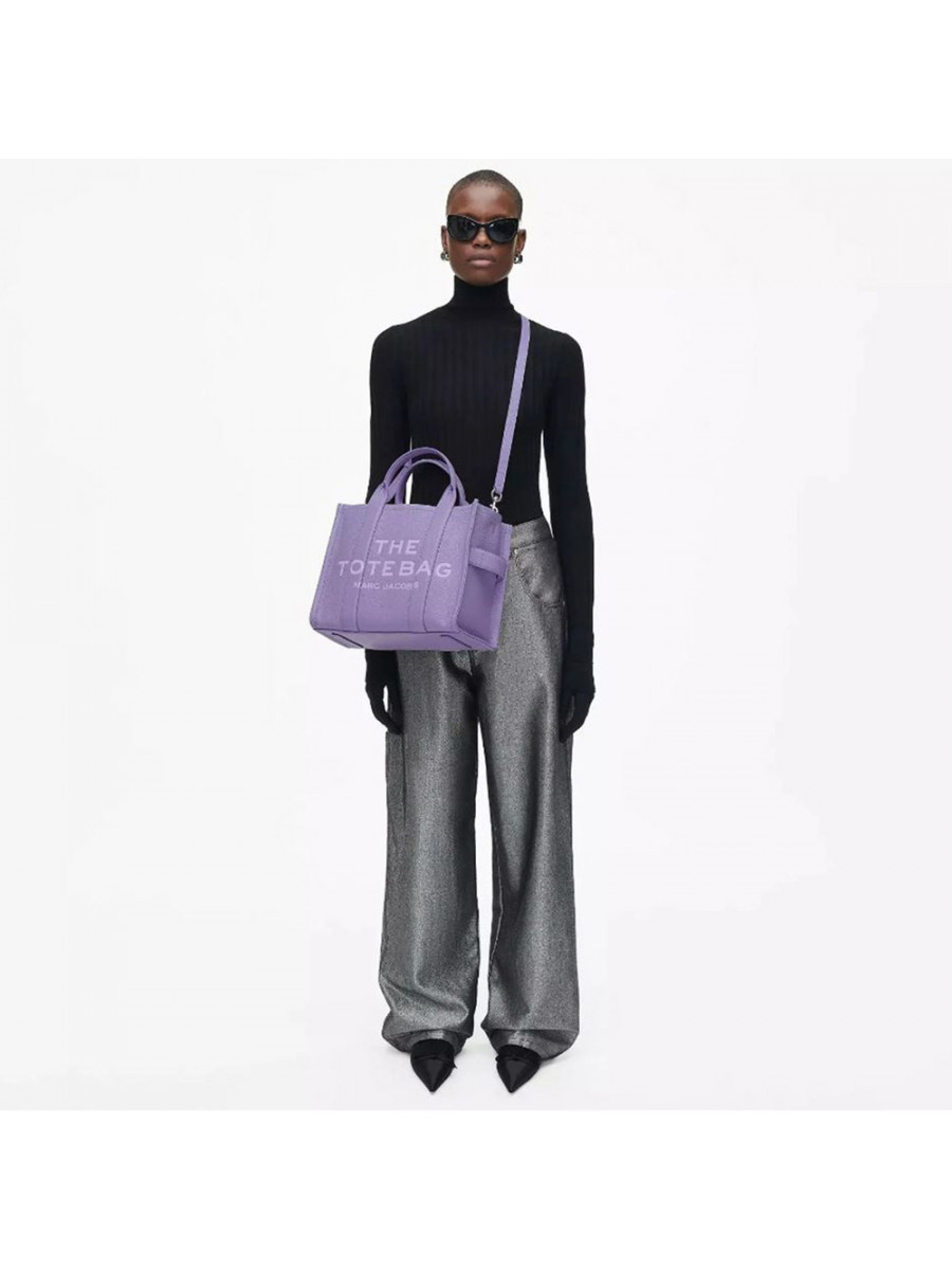 СУМКА MARC JACOBS THE LEATHER MEDIUM TOTE BAG LAVANDER