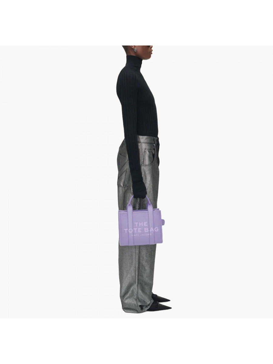 СУМКА MARC JACOBS THE LEATHER SMALL TOTE BAG LAVANDER