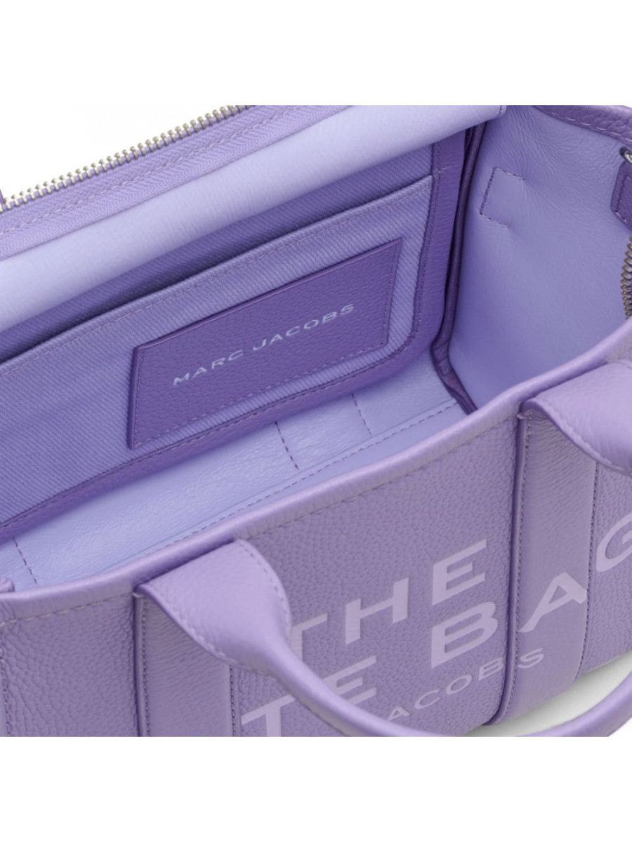 СУМКА MARC JACOBS THE LEATHER SMALL TOTE BAG LAVANDER
