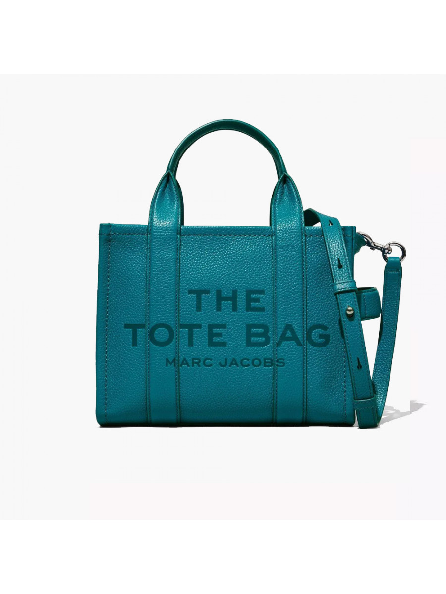 СУМКА MARC JACOBS THE LEATHER SMALL TOTE BAG HARBOR BLUE Marc Jacobs