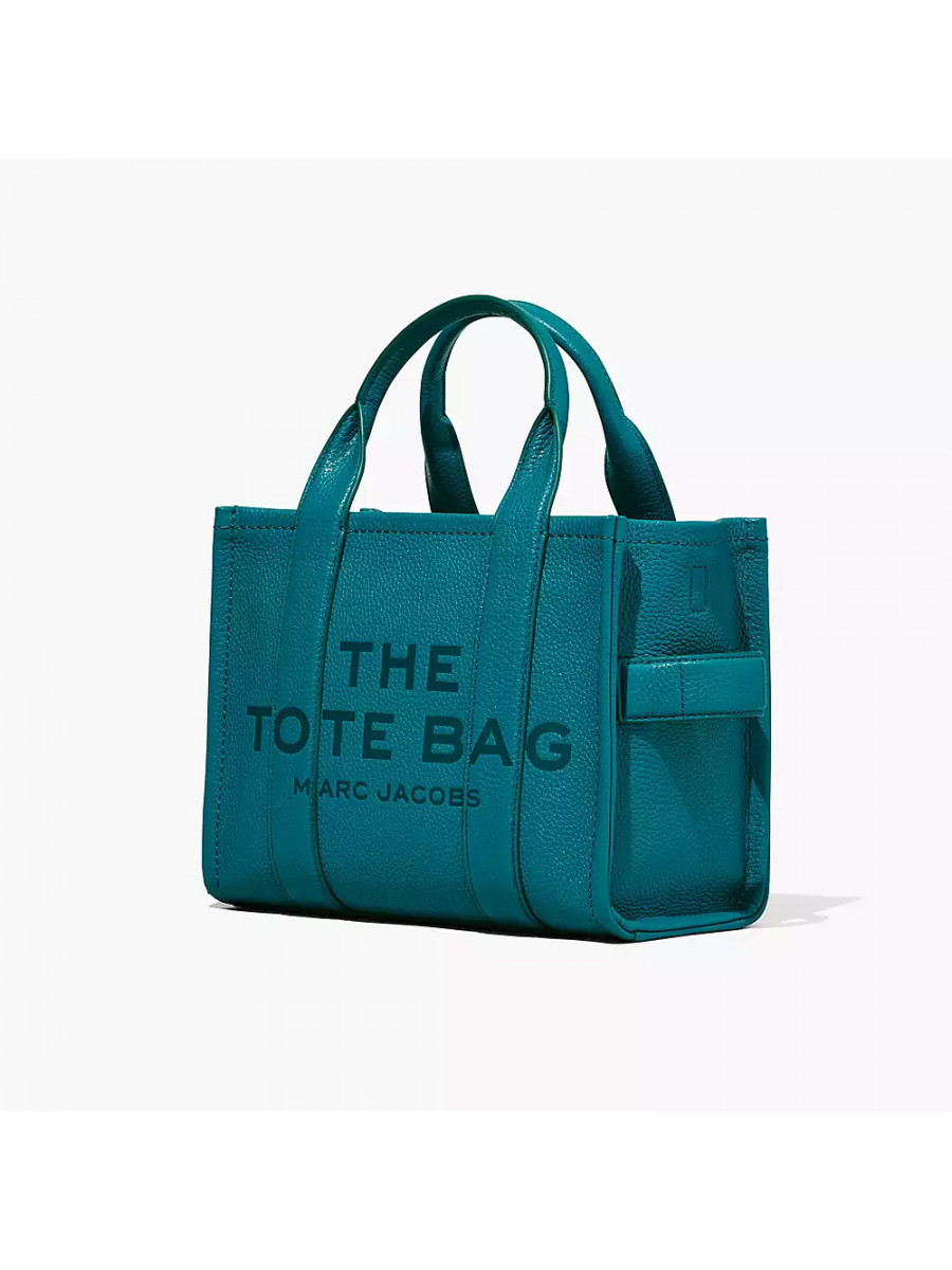 СУМКА MARC JACOBS THE LEATHER SMALL TOTE BAG HARBOR BLUE