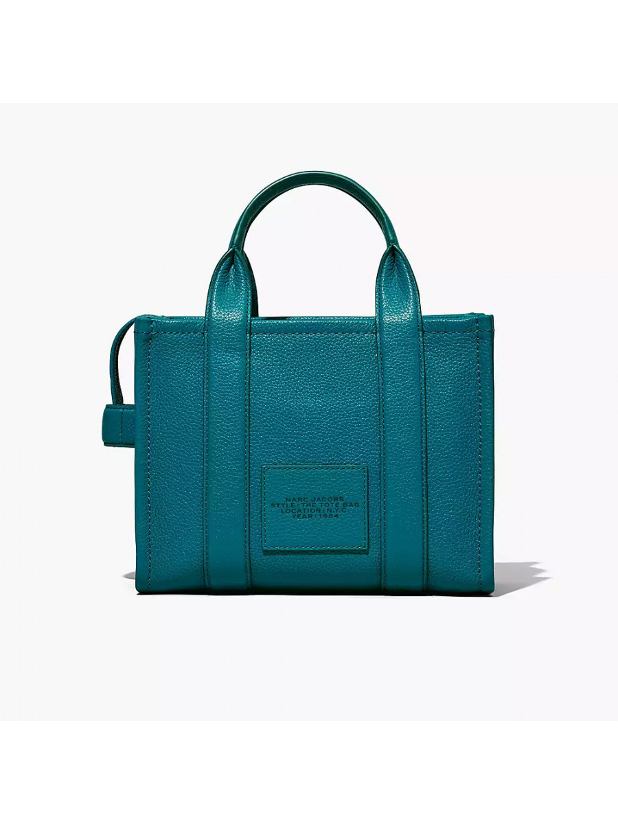 СУМКА MARC JACOBS THE LEATHER SMALL TOTE BAG HARBOR BLUE