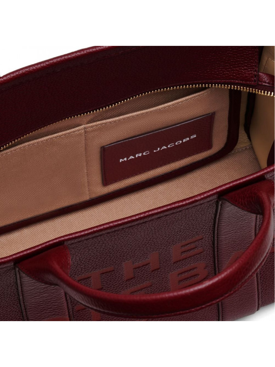 СУМКА MARC JACOBS THE LEATHER MEDIUM TOTE BAG RED CHERRY