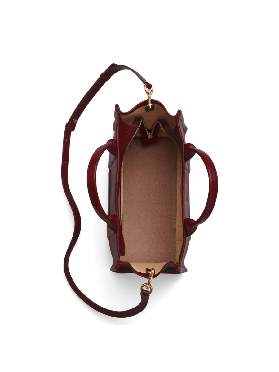 СУМКА MARC JACOBS THE LEATHER MEDIUM TOTE BAG RED CHERRY