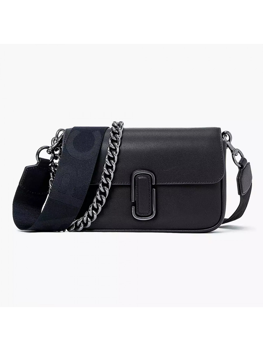 СУМКА THE J MARC SHOULDER BAG BLACK/GUNMETAL Marc Jacobs