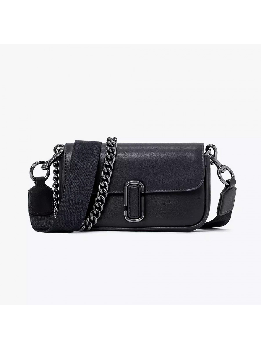 СУМКА THE J MARC MINI SHOULDER BAG BLACK/GUNMETAL Marc Jacobs