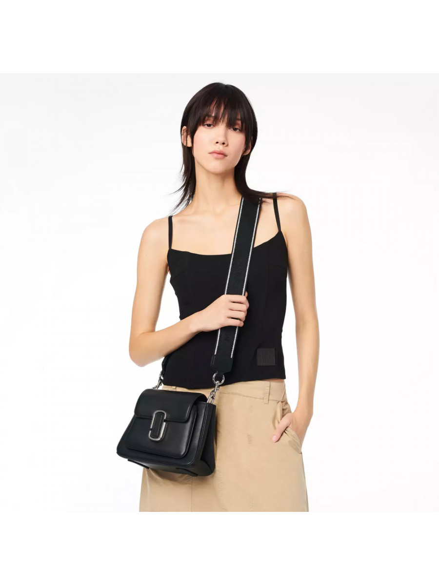 СУМКА THE J MARC CHAIN MINI SATCHEL BLACK/SILVER