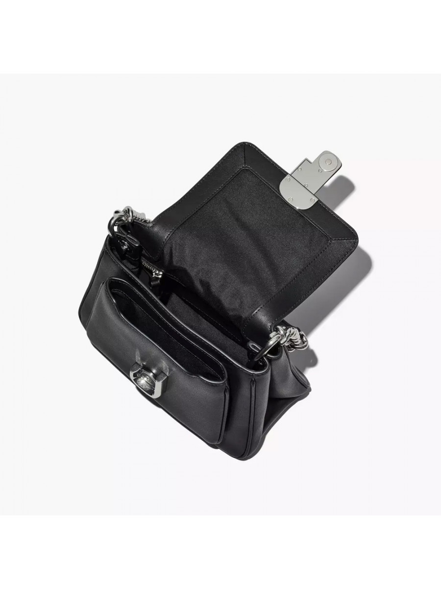 СУМКА THE J MARC CHAIN MINI SATCHEL BLACK/SILVER