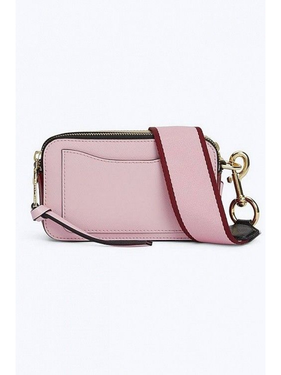 СУМКА MARC JACOBS SNAPSHOT SMALL CAMERA BAG BABY PINK/RED Marc Jacobs