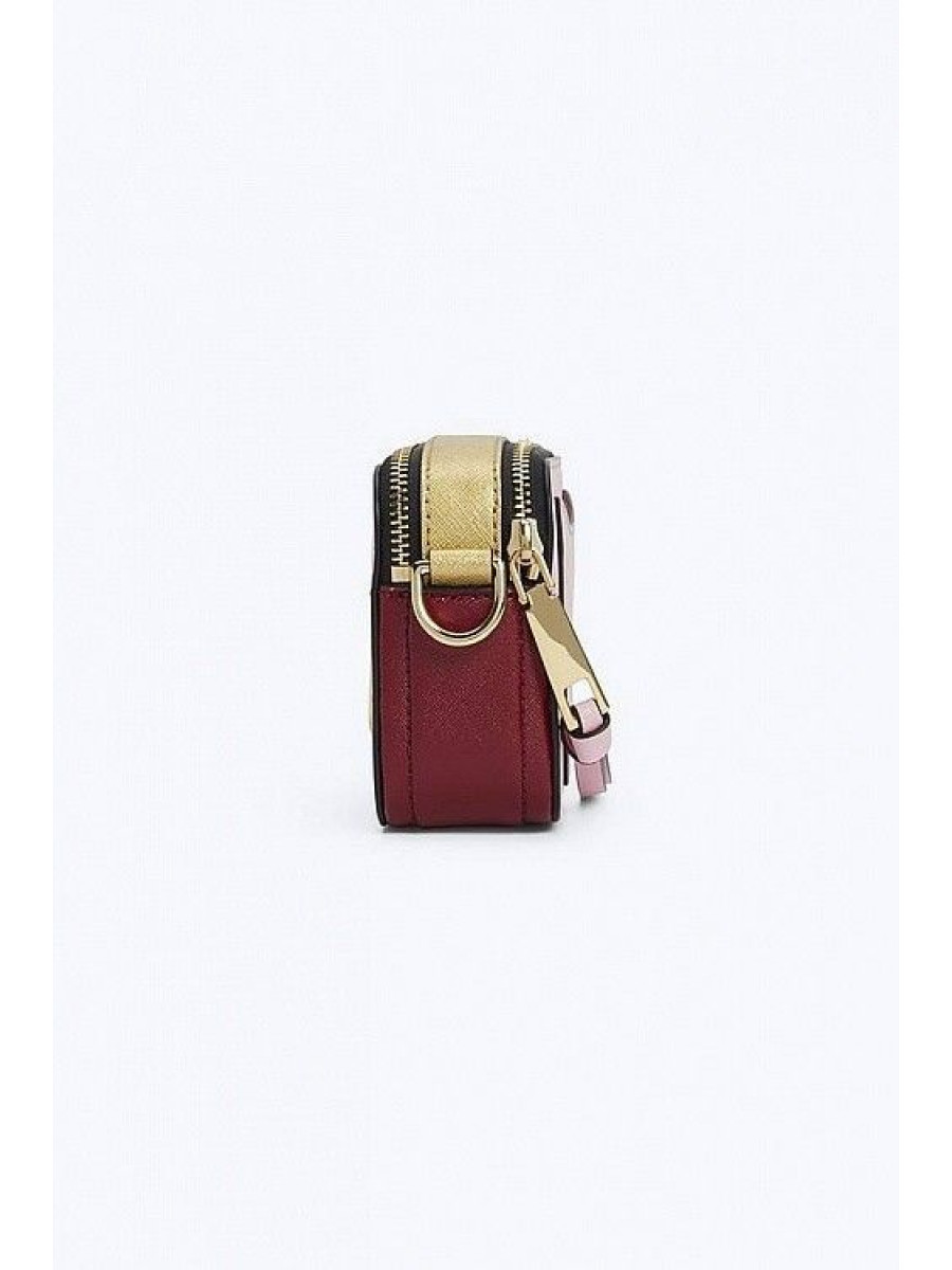 СУМКА MARC JACOBS SNAPSHOT SMALL CAMERA BAG BABY PINK/RED